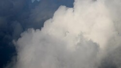 Flying over the clouds Stock Footage