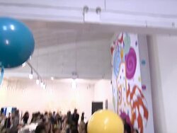 ATMOSPHERE - guests at Heidi Klum Presents Her Holiday Truly Scrumptious Collection For Babies"R"Us At Kids Fashion Week In NYC Stock Footage