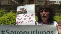 Protests against Nairobi National Park railway Instructional Video