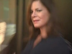 Marcia Gay Harden at HBO's 'The Newsroom' Premiere at ArcLight Cinemas Stock Footage