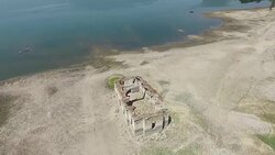 Church St. Ivan Rilski Came to Surface Stock Footage