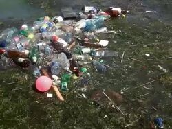 Sea pollution Stock Footage