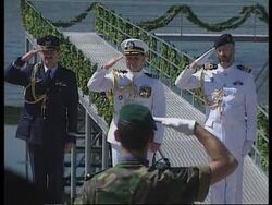 PORTUGAL: BILL CLINTON GREETED BY PRES JORGE SAMPAIO News Clip