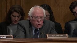 Sanders Grills Health Nominee News Clip