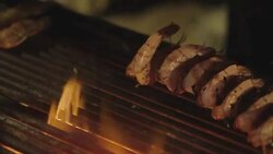 Shrimp on Grill Stock Footage