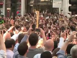 Olympic Torch Relay - Day 69 Stock Footage