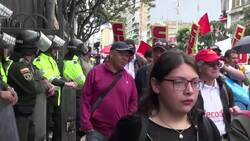 Thousands march in Colombia during strike Instructional Video