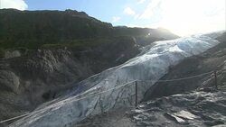 Melting glacier in Seward, Alaska News Clip