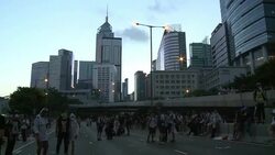 CLEAN : Hong Kong protesters maintain occupy movement News Clip