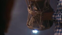 A musician plays a drum during a Diwali celebration in India. Stock Footage