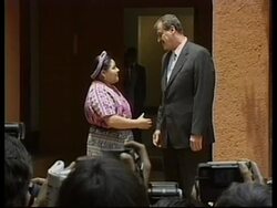 MEXICO: PRESIDENT ELECT FOX MEETS RIGOBERTA MENCHU News Clip