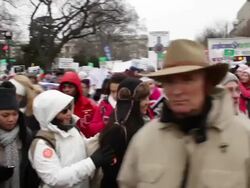 March for Life Anti-Abortion Rally Stock Footage