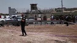 CLEAN : Palestinian attempts car ramming attack shot dead News Clip