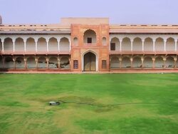 Inside Agre Fort,India Stock Footage