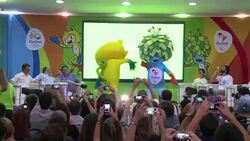 VOICED : Presentacion de las mascotas de Rio 2016 News Clip