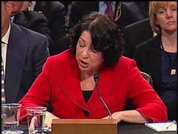 Supreme Court aspirant Sonia Sotomayor says she considers the question of abortion rights 'settled law' and says there is a constitutional right to privacy News Clip