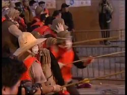 Additional violence, French militant farmer involved News Clip