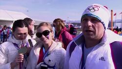 Fans show off their sweeping skills as they arrive for start of curling events Instructional Video