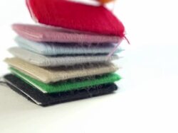Rainbow of embroidery thread Stock Footage
