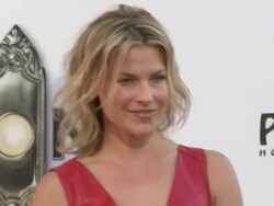 Ali Larter at The Book Of Mormon Los Angeles Opening Night Stock Footage