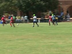 CLEAN: SOUTH AFRICA, Tzaneen : They may not be your typical footballers -- but that doesn't stop  News Clip