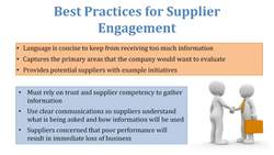 Best Practices for Supplier Engagement Instructional Video