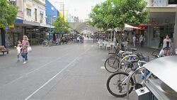 Bondi Junction shopping street Stock Footage