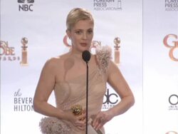 67th Annual Golden Globe Awards - Press Room Stock Footage