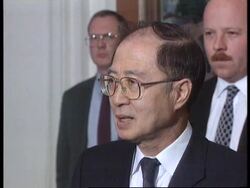 BOSNIA: UN ENVOY YASUSHI AKASHI CONTINUES PEACE TALKS News Clip