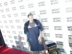 Celebration of Montblanc's 100th Anniversary with the Launch of Diamond Stock Footage