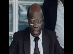 SYND 10/11/80 NATIONALIST LEADER JOSIAH CHINAMON GIVES PRESS CONFERENCE News Clip
