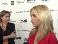 INTERVIEW - Mena Suvari at Elton John AIDS Foundation Presents 21st Annual Academy Awards Viewing Party Stock Footage