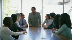 Business Brainstorming Meeting Stock Footage