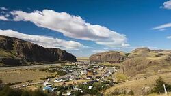 HD: Time Lapse of Clouds Forming Over El Chalten Stock Footage
