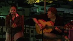 Flamenco music performance Stock Footage
