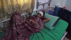 CLEAN : Aden hospital overwhelmed with large number of injured children News Clip