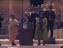 Inauguration celebrations, Zuma comment, voxpops News Clip