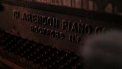 Abandoned Church Piano, Detroit Michigan Stock Footage