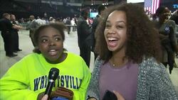 Vox Pops With Young Supporters of Hillary Clinton News Clip