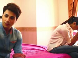 HD:Young couple after conflict. Stock Footage