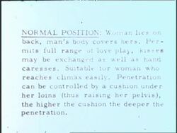 'The Marital Sex Education Film'  part 1 Stock Footage