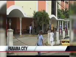 Former Panamanian dictator Manuel Noriega is in the hospital with extremely high blood pressure. The former dictator is serving a 60-year prison sentence for killing political opponents in the 1990s. (Feb 6) News Clip