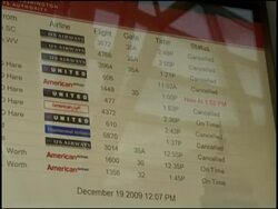 WRAP Winter weather causes travel chaos along east coast of US News Clip