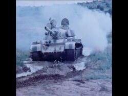 UPITN 15 3 80 TESTING SOVIET T55 TANKS FOR SOUTH AFRICAN ARMY Instructional Video