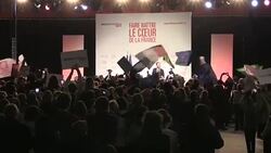 CLEAN : Benoit Hamon dreamer of the French left holds rally News Clip