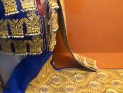 The art of the bullfighter's costume Stock Footage