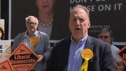 Liberal Democrats unveil campaign poster News Clip