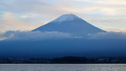 Mountain Fuji in Japan Stock Footage