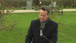 David Cameron visits National Memorial Arboretum - Speech News Clip