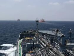 Vessel's convoy Stock Footage